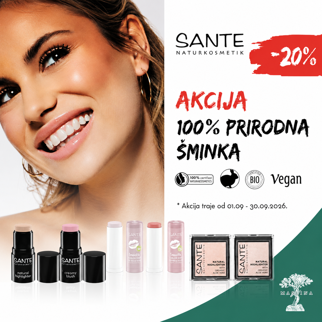 SANTE DEKORATAIVA — 20% AKCIJA TOKOM SEPTEMBRA